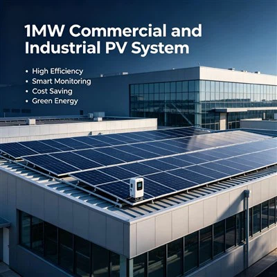 سیستم PV تجاری و صنعتی 1 مگاواتی